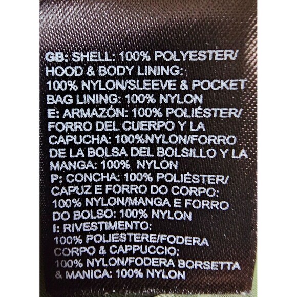 The North Face Mens S Millerton Green Camo Dryvent Hooded Raincoat - Picture 15 of 16
